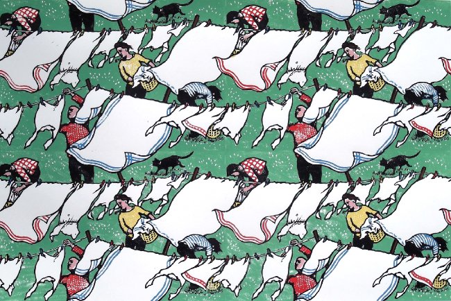 washing line, repeat pattern