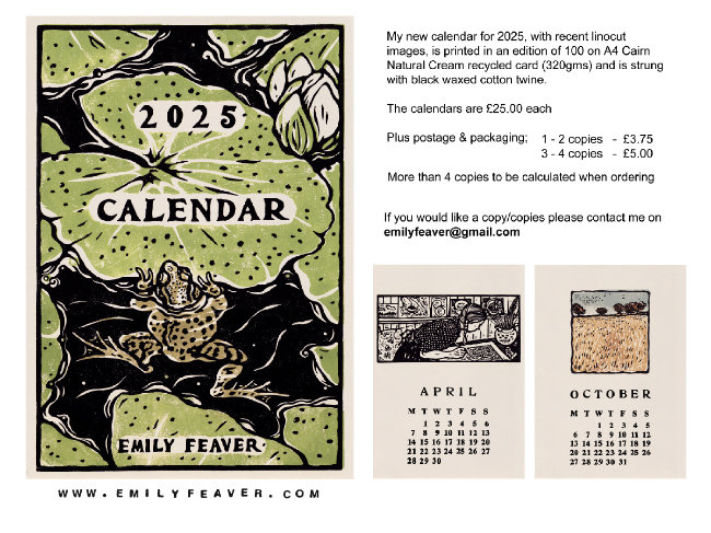 Calendar 2025 flyer